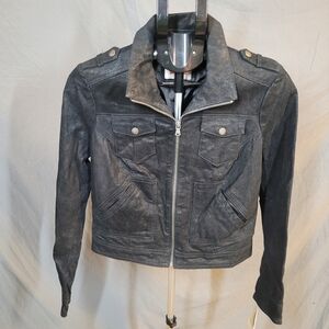 NWT Black Suede Jacket by Levi's